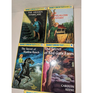 5 Vintage Nancy Drew Mystery HC Books Mint Grosset Dunlap Chapter Teens